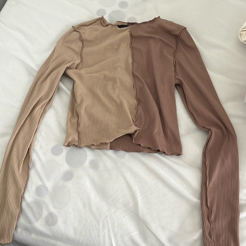 Just Polly cropped long sleeve